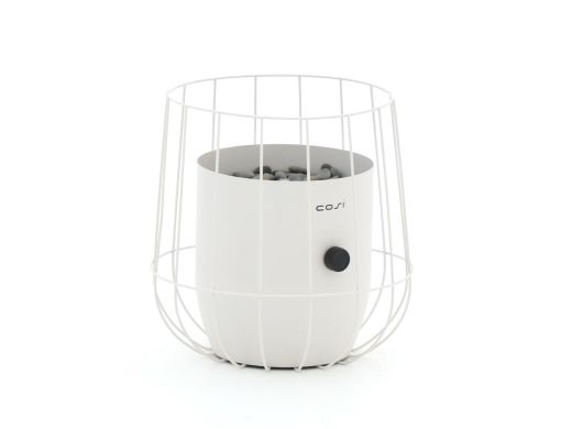 Cosiscoop Basket gaslantaarn ø26cm (h: 31cm) - White