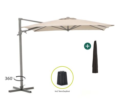 Shadowline Francisco zweefparasol 260x260cm
