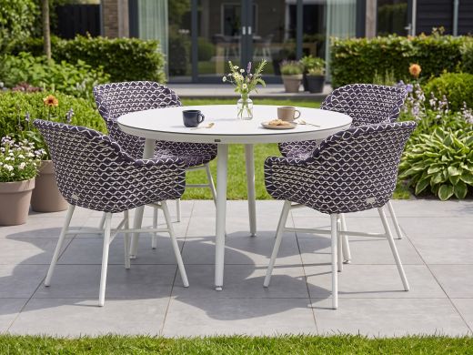 Hartman Delphine/Sophie Studio ø128cm dining tuinset 5-delig