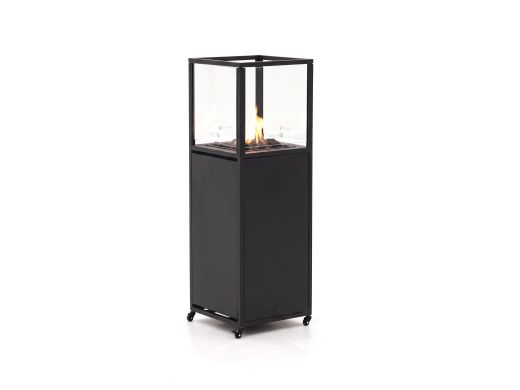 Cosipillar Dome gaslantaarn 40x40x116cm - Black