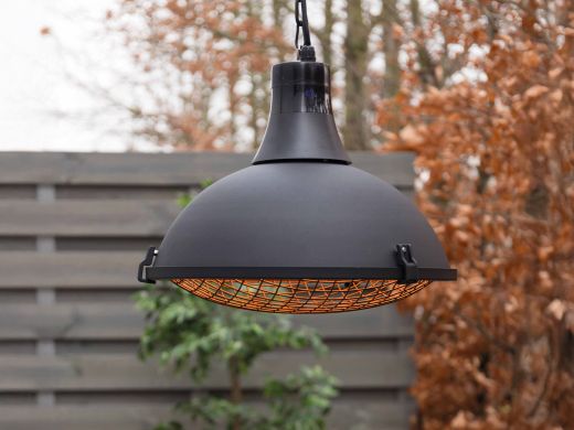 Sunred Bright Indus II hangende terrasverwarmer 2100 Watt - Black