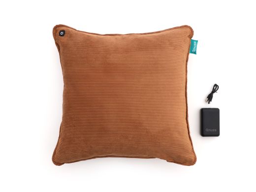 Qnuss Qord warmtekussen 45x45cm - Cinnamon Swirl (incl. powerbank)
