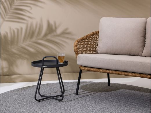 Bolonia buitenkleed ø 120cm - Grijs