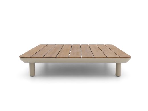 Zavelli Luminosa lounge tuintafel 122x122x25cm - Teakhout