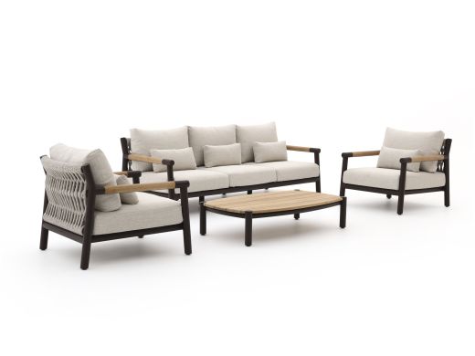 Zavelli Divina stoel-bank loungeset 4-delig 5-zits