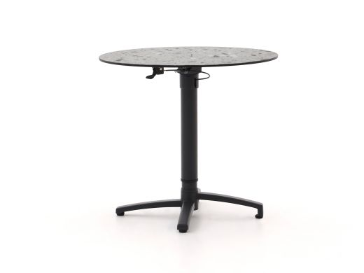 Bellagio Canzo klaptafel ø80 (h:73/109cm) verstelbaar