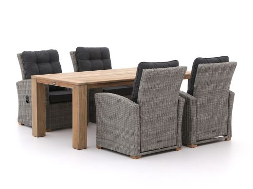 Intenso Mazzano/ROUGH-X 200cm lounge-dining tuinset 5-delig verstelbaar