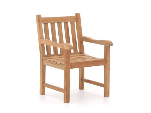 Sunyard Wales dining tuinstoel - Natural Teak - Teakhout