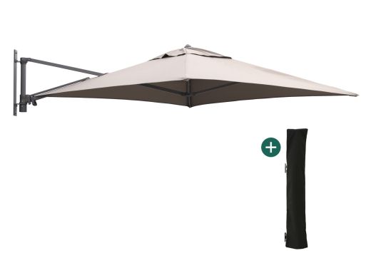 Shadowline muurparasol 200x200cm