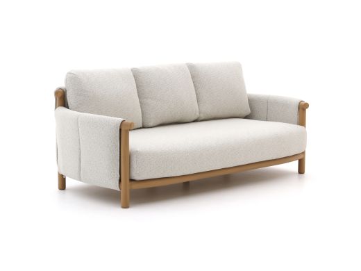 Bellagio Calcinelli lounge tuinbank 3-zits 209.5cm - Teak Look (incl. kussens Natural)