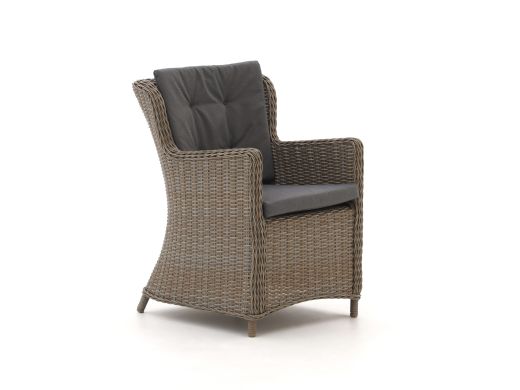 Intenso Milano kussens zit + rug t.b.v. dining tuinstoel - Dark Grey