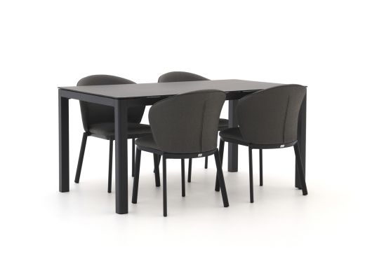 Bellagio San Lupo/La Fonte 160cm dining tuinset 5-delig