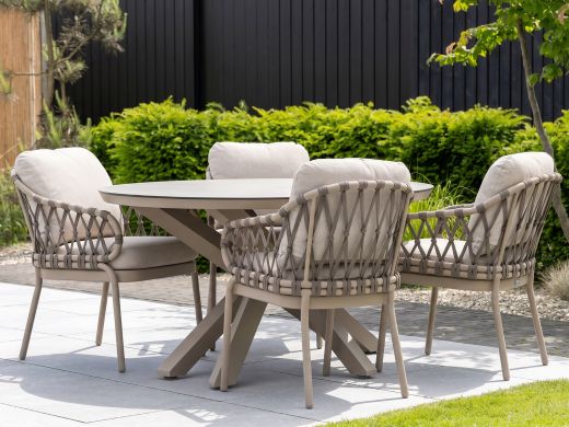 Tierra Outdoor Oblong dining tuintafel 200x110x75cm - Kunststof