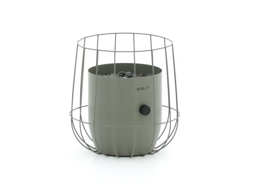 Cosiscoop Basket gaslantaarn ø26cm (h: 31cm) - Olive
