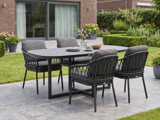 Tierra Outdoor Natal/Rivera 180cm dining tuinset 5-delig