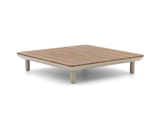 Zavelli Luminosa lounge tuintafel 122x122x25cm - Teakhout