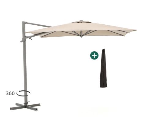 Shadowline Francisco zweefparasol 260x260cm