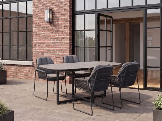 Tierra Outdoor Rivera 180cm dining tuinset 5-delig