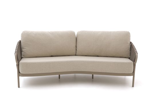 Tierra Outdoor Nuri lounge tuinbank 3-zits 227cm - Champagne (incl. kussens)