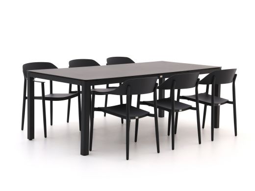 Bellagio Valli/La Fonte 220cm dining tuinset 7-delig