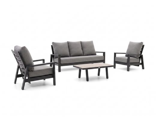 Tierra Outdoor Musone stoel-bank loungeset 4-delig 5-zits verstelbaar