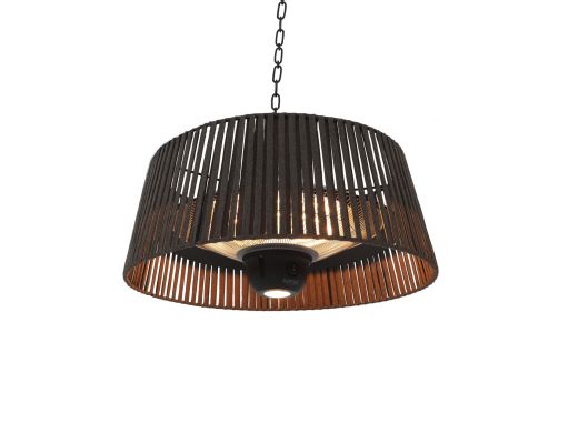 Sunred Bright Artix Corda hangende terrasverwarmer 1800 Watt - Brown