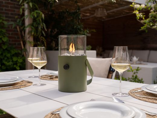 Cosiscoop Original gaslantaarn ø16cm (h:30cm) - Moss green