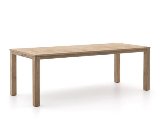 ROUGH-S dining tuintafel 220x90x76cm - Teakhout