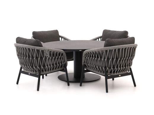 Bellagio Cupello/La Fonte ø150cm low dining tuinset 5-delig