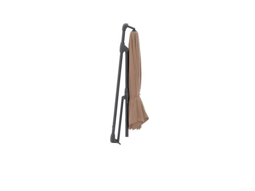 Glatz Sunwing Casa zweefparasol ø 300cm - Taupe (151) (incl. Terra Easyfoot) (incl.hoes)