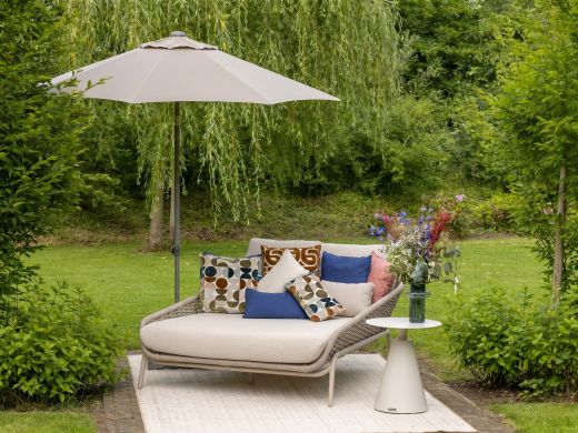 SUNS Casto daybed - Taupe - Naturel - Bruin - Rope (touw)