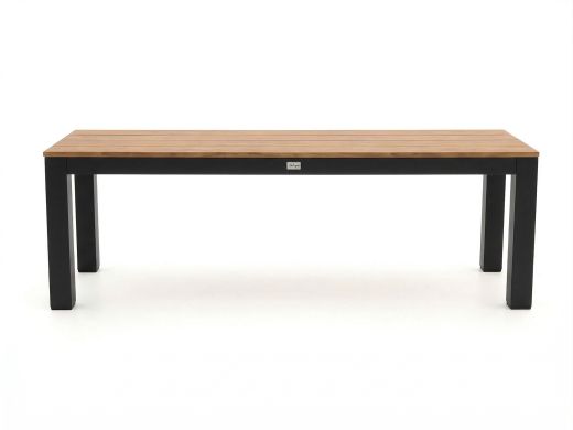 Bellagio Fidenza picknickbank 137x45x45cm - Charcoal (Blad = Polywood Natural Oaklook)