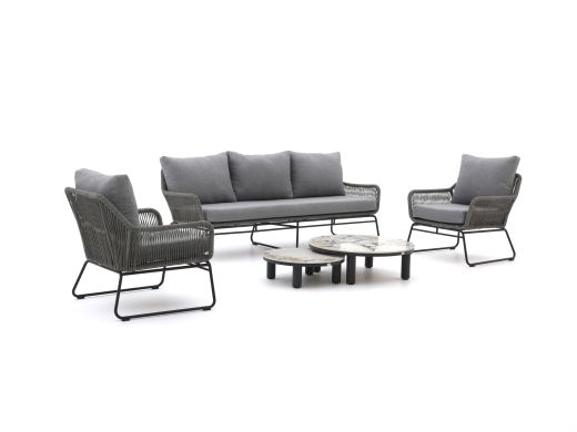 Intenso Isorella/Sarsina stoel-bank loungeset 5-delig