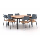 Bellagio Cino/Linosa 160x160cm dining tuinset 9-delig stapelbaar