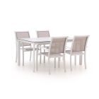 Bellagio Anzio/Veneto 160cm dining tuinset 5-delig stapelbaar