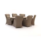 Intenso Milano/ROUGH-Y Ellips 240cm dining-lounge tuinset 7-delig
