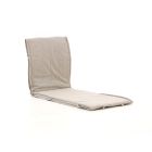 Fiber tuinkussen voor ligbed 200x65cm - Sand Melange