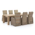 Intenso Umbria/ROUGH-X 240cm dining tuinset 7-delig verstelbaar
