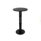 Monti HeatLine Vibe bartafel met terrasverwarmer 1500W ø60cm (h: 110cm)