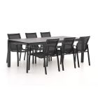 R&S Design Altea/Sestino 220cm dining tuinset 7-delig stapelbaar