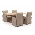 Intenso Mazzano/ROUGH-Y Ellips 200cm dining tuinset 5-delig verstelbaar