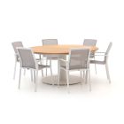 Bellagio Dranera/Grado Ø170cm dining tuinset 7-delig
