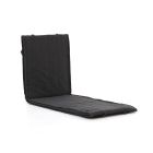Fiber tuinkussen voor ligbed 200x65cm - Dark Grey Melange