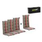 Madison tuinkussen set van 4 hoge rug