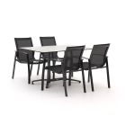 R&S Design Altea/Canzo 140cm dining tuinset 5-delig