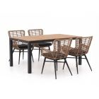 Intenso Asti/Fidenza 160cm dining tuinset 5-delig