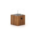 Cosiscoop Timber square gaslantaarn 20x20x30cm
