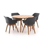 Hartman Sophie Studio ø 120cm  dining tuinset 5-delig
