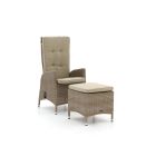 Intenso Fabrizi dining tuinstoel verstelbaar met voetenbank