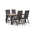 Hartman Troy/ROUGH-S 160cm dining tuinset 5-delig verstelbaar